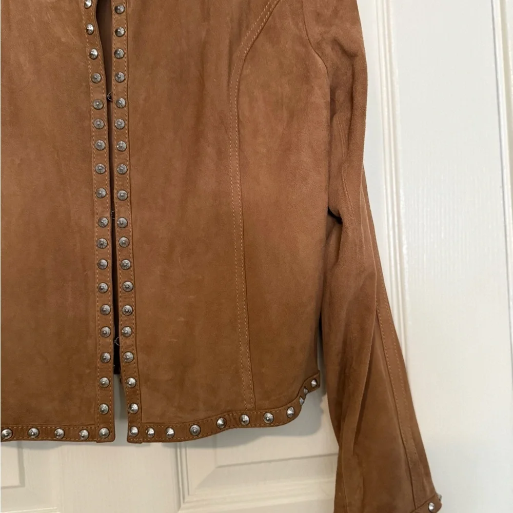 S.w.o.r.d gold limited edition  Tan lam leather  Jacket size 44